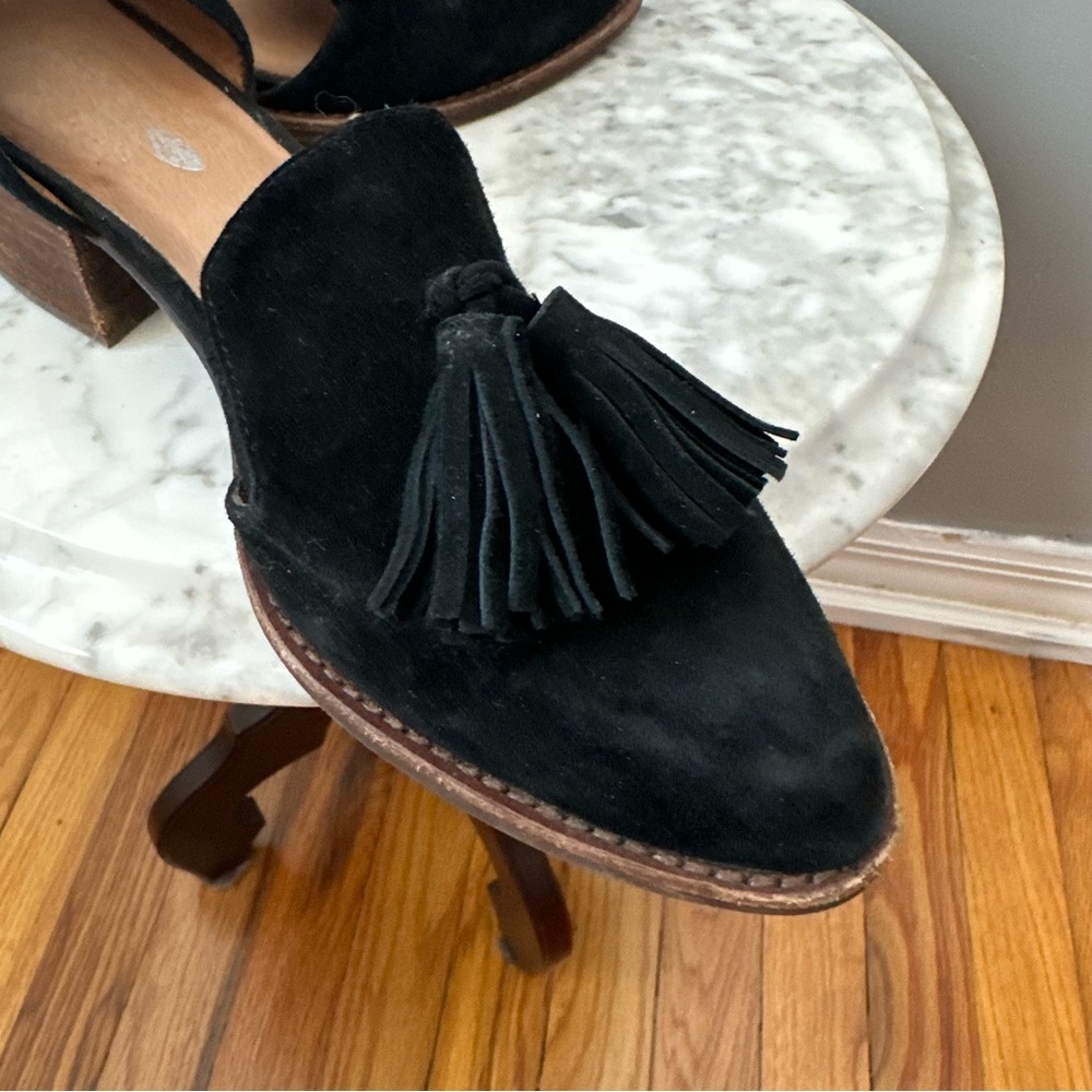 Jeffrey Campbell x Free People Charles Tassel Loafers Suede Slip-On Size 7 - Picture 11 of 12